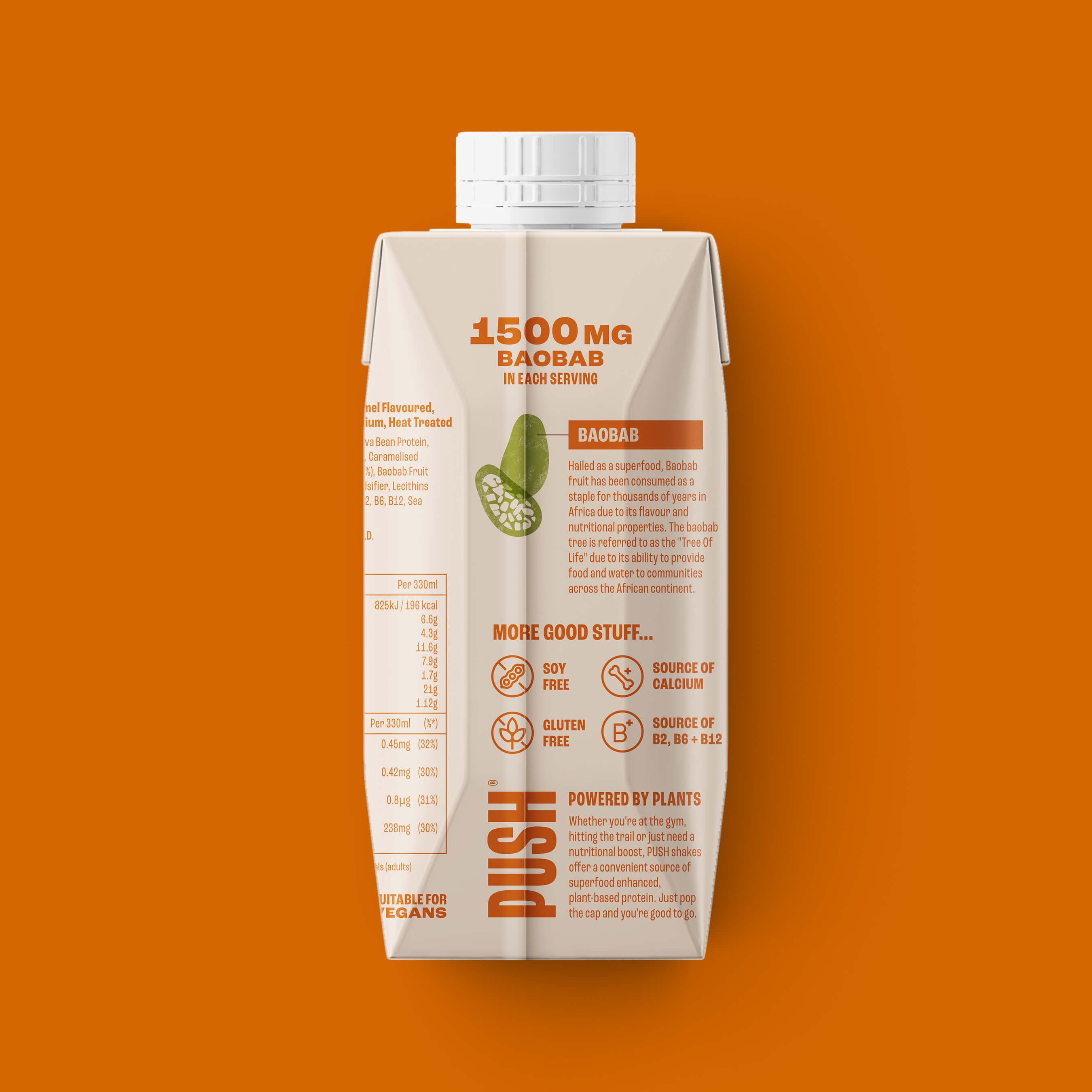 Caramel & Baobab Protein Shake